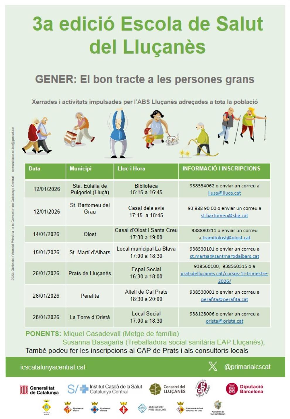 Comença la 3a escola de Salut del Lluçanès